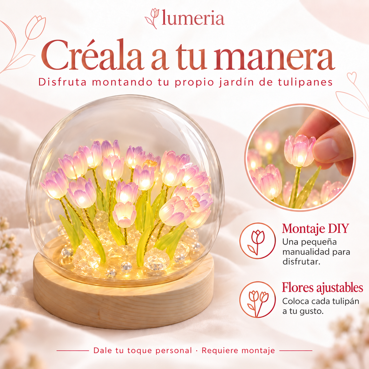 Lámpara de Tulipanes Lumeria.